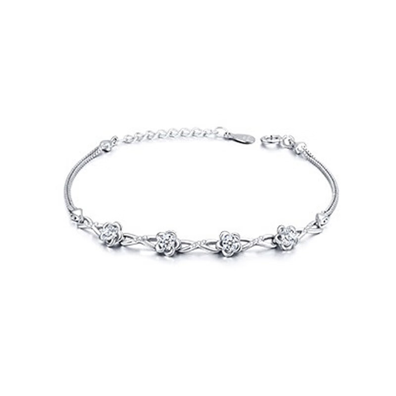 卡蒂罗 桃花纯银手链