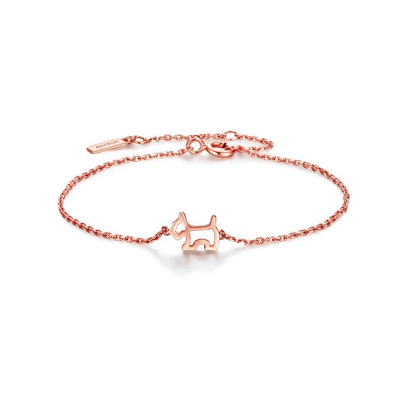 AGATHA 镂空小狗手链