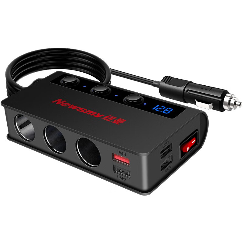 纽曼电压检测车载充电器