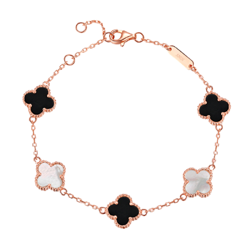 艾素 18k玫瑰彩金手链