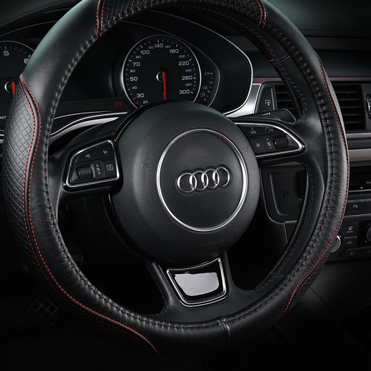 微尚 真皮方向盘套