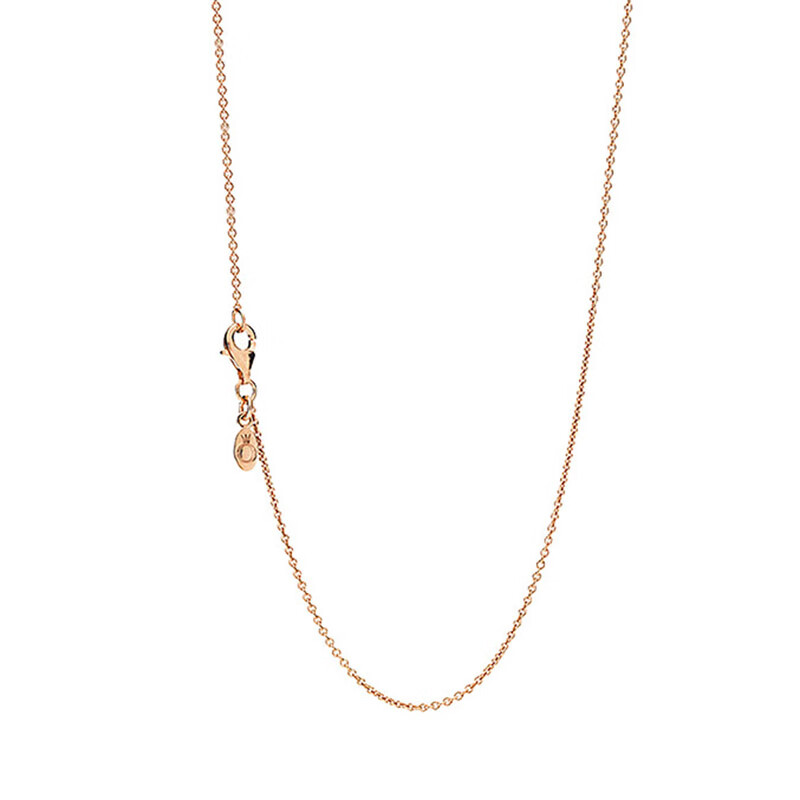 潘多拉 玫瑰金色 项链