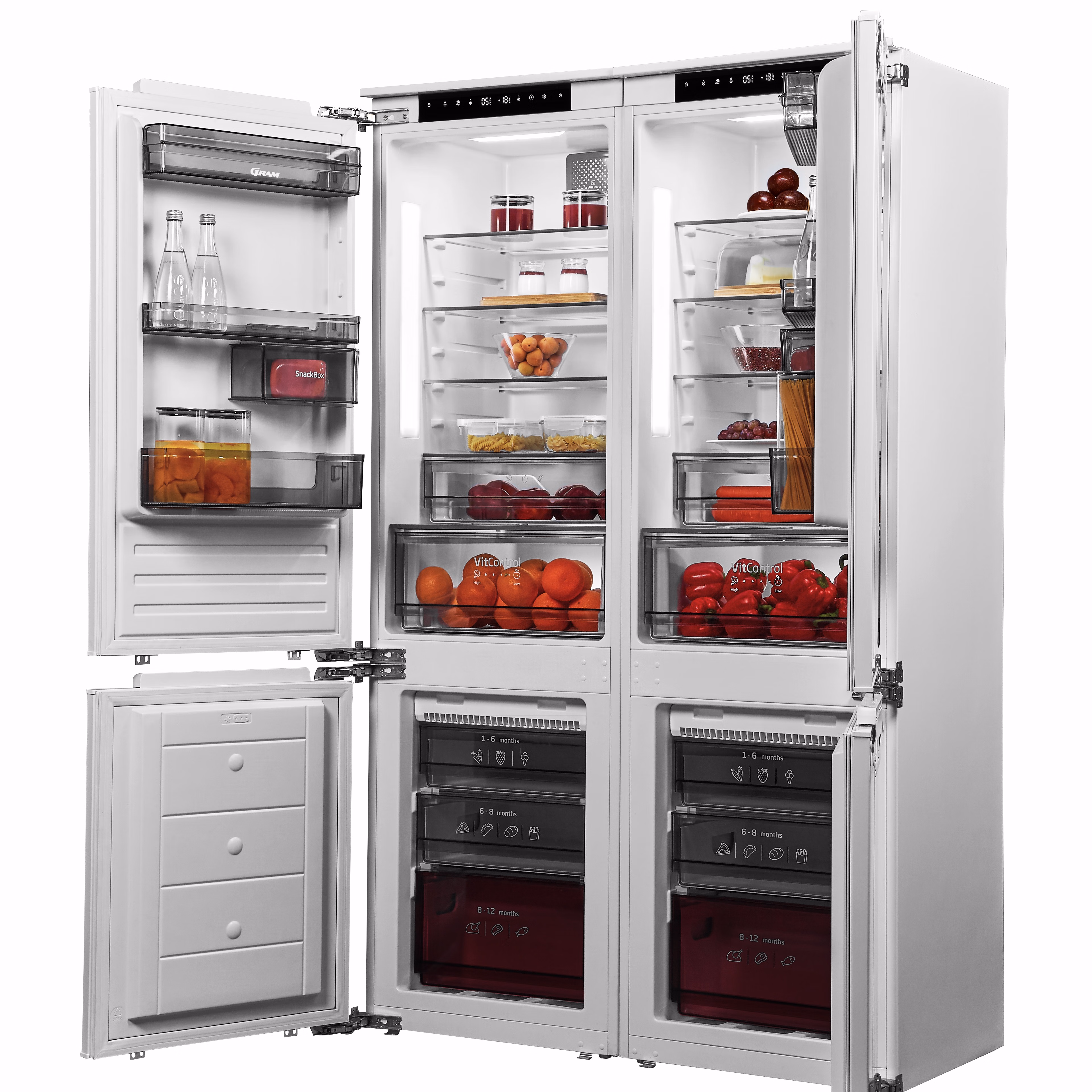 GRAM 全嵌入式冰箱