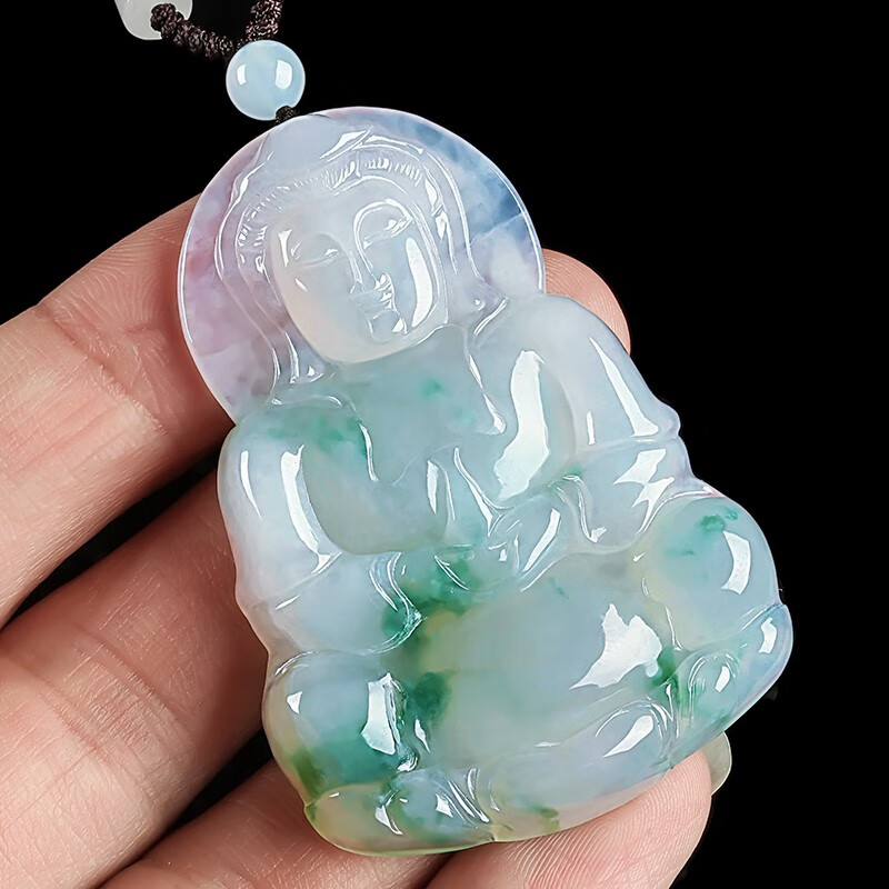 碧玉尊 油青翡翠吊坠