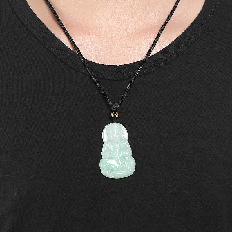 凤禧 观音翡翠吊坠