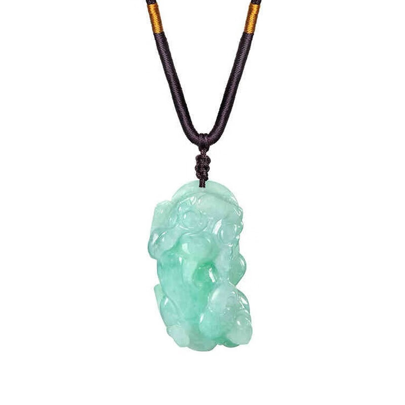 六福珠宝 貔貅翡翠 吊坠