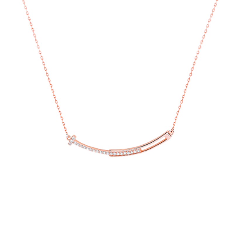 伊黛儿 微笑造型吊坠项链