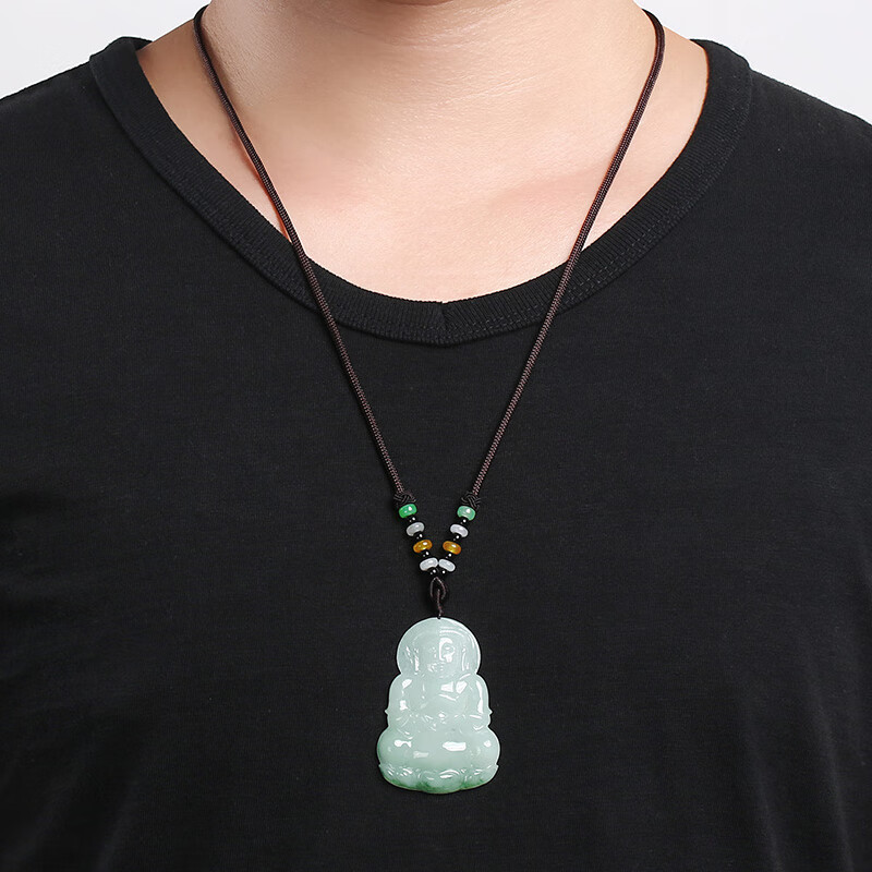 凤禧 飘花设计翡翠吊坠