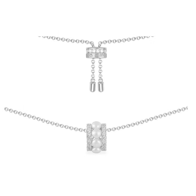 APM珍珠小蛮腰锁骨链