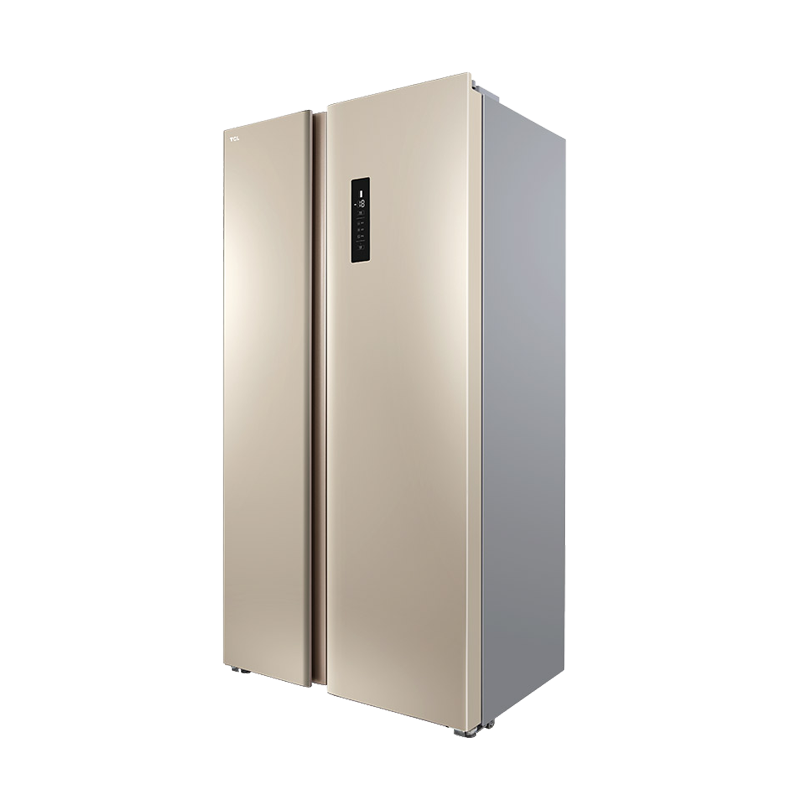 TCL 纤薄箱体 对开门冰箱