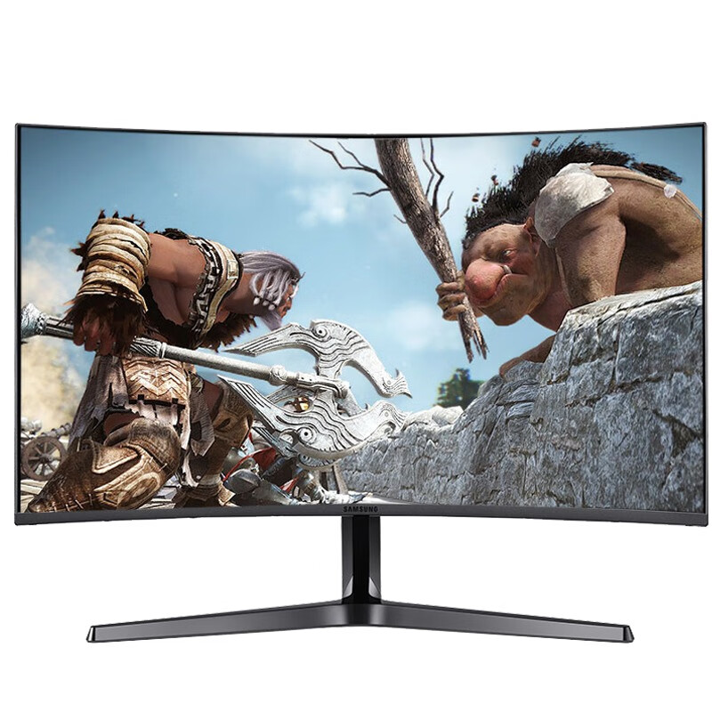 三星 三面窄边框 曲面显示器