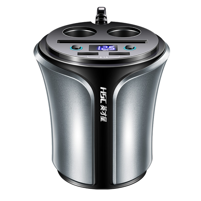 英才星 一拖二车载充电器