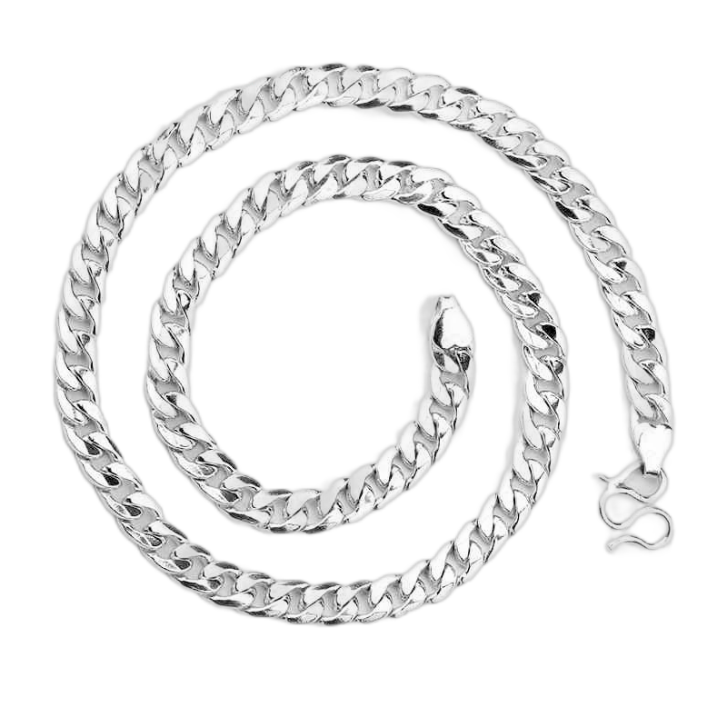 炙真银楼 纯银个性项链