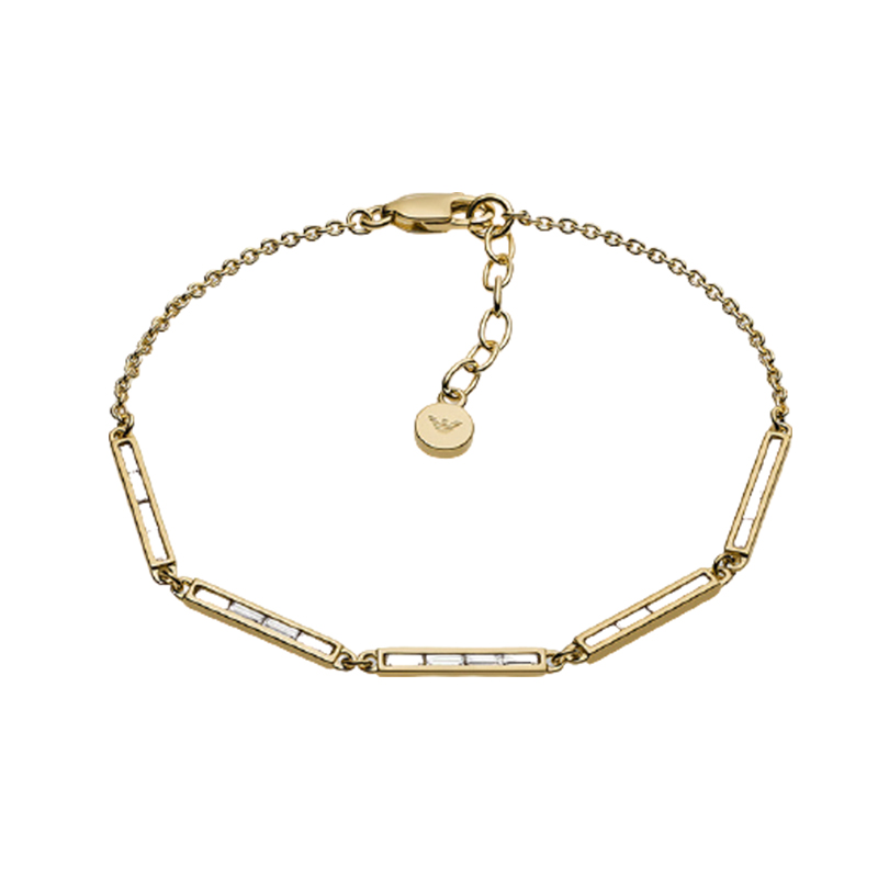 阿玛尼 925银镶钻手链