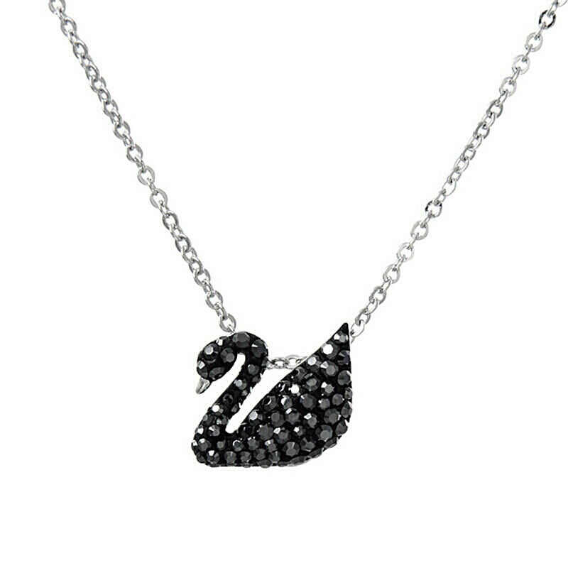施华洛世奇黑天鹅项链