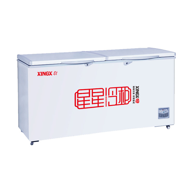 星星 单温顶开门冷柜