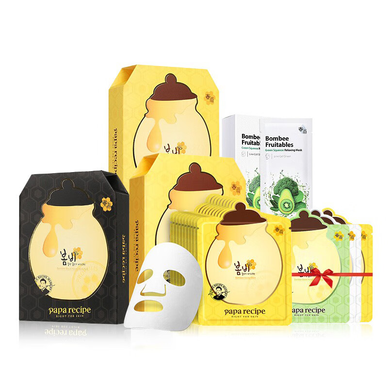 春雨 蜂蜜果蔬补水面膜