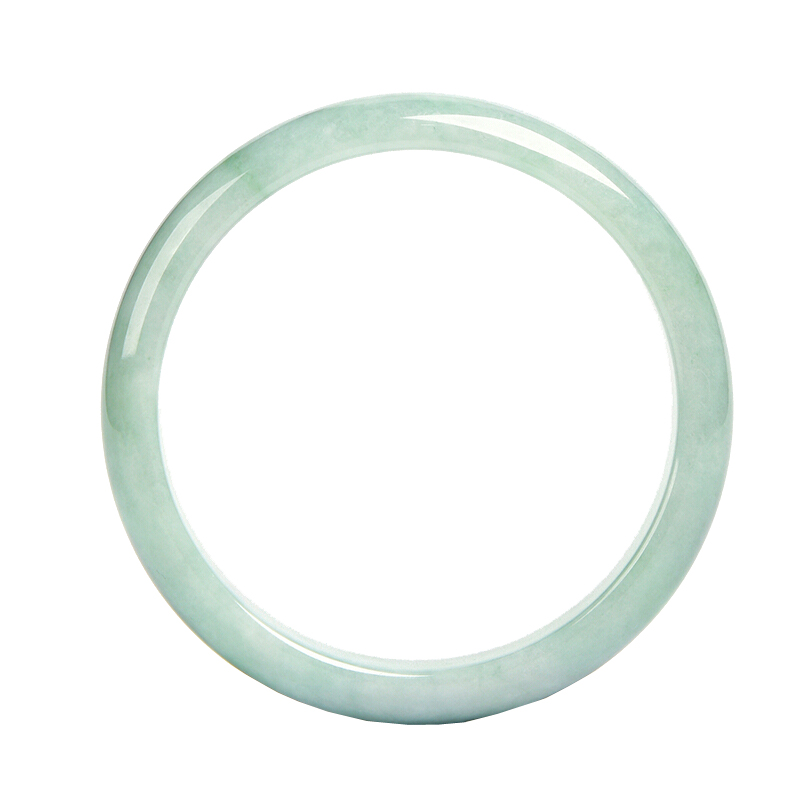 凤禧珠宝 凝润细滑翡翠手镯