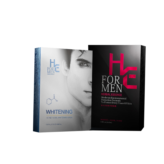 赫恩 男士美白抗油补水面膜