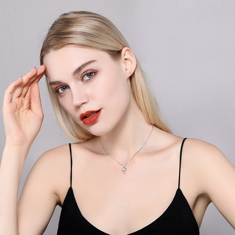 恋晴 18K彩金锁骨项链