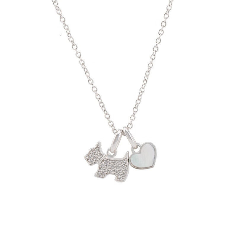 AGATHA爱心小狗项链