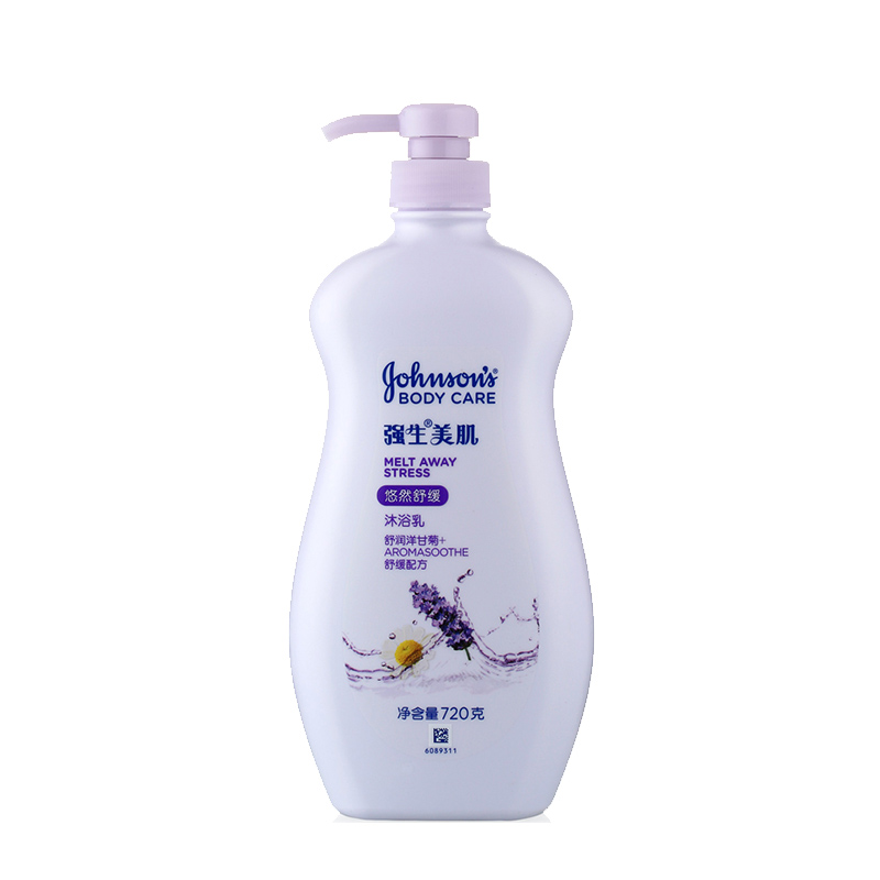 强生 自然萃取舒缓沐浴露