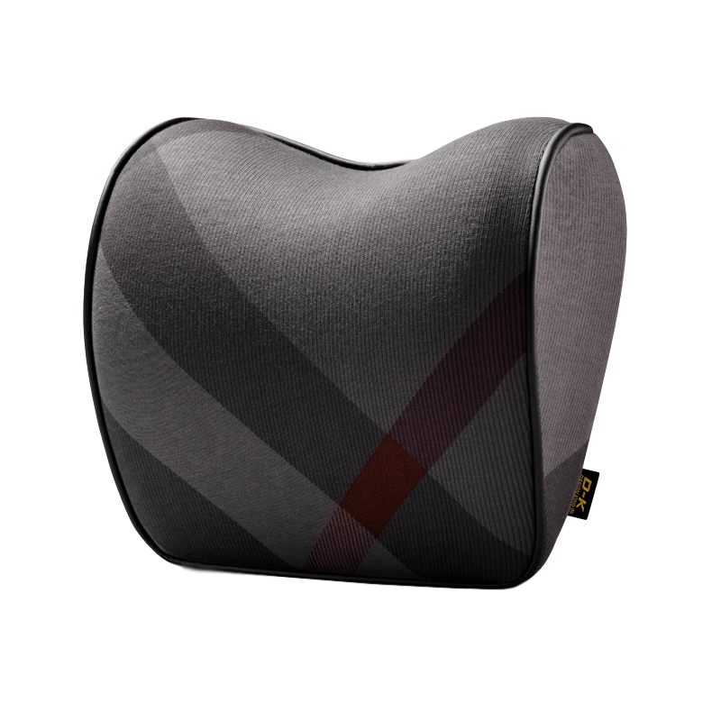 D-K 纯棉格子黑色颈枕