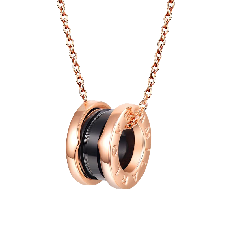 玛萨皇冠 925银陶瓷项链