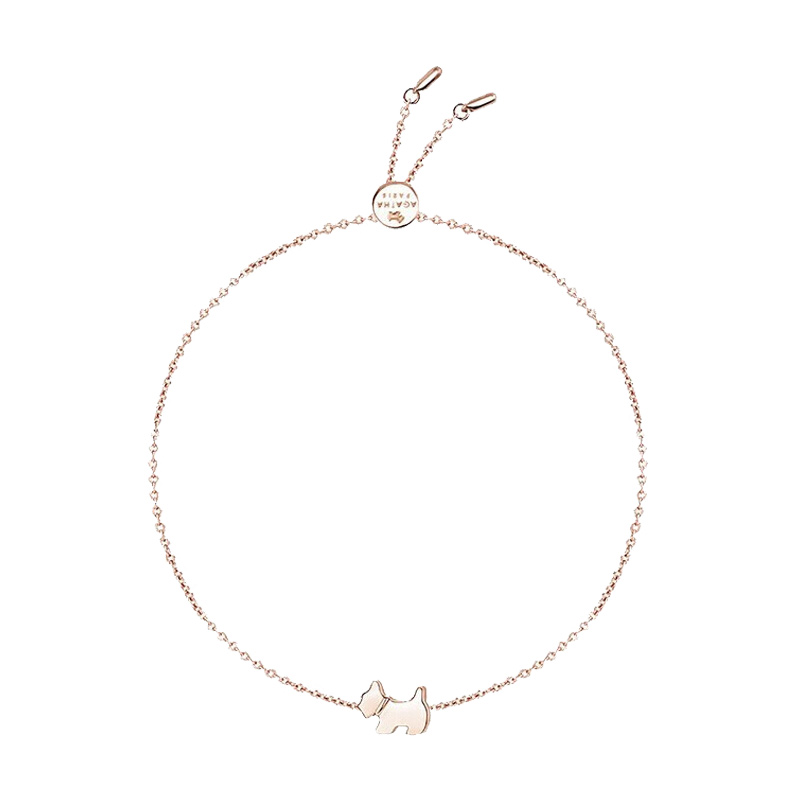 AGATHA简约小狗手链