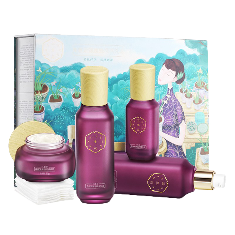 三生花 紧致淡细纹补水套装