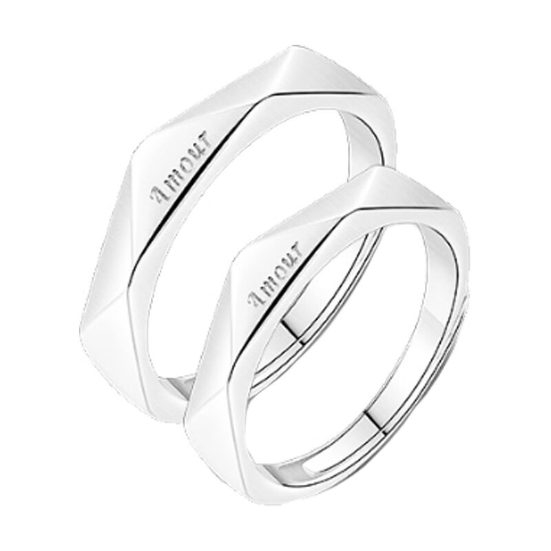 桑玛 几何创意戒指