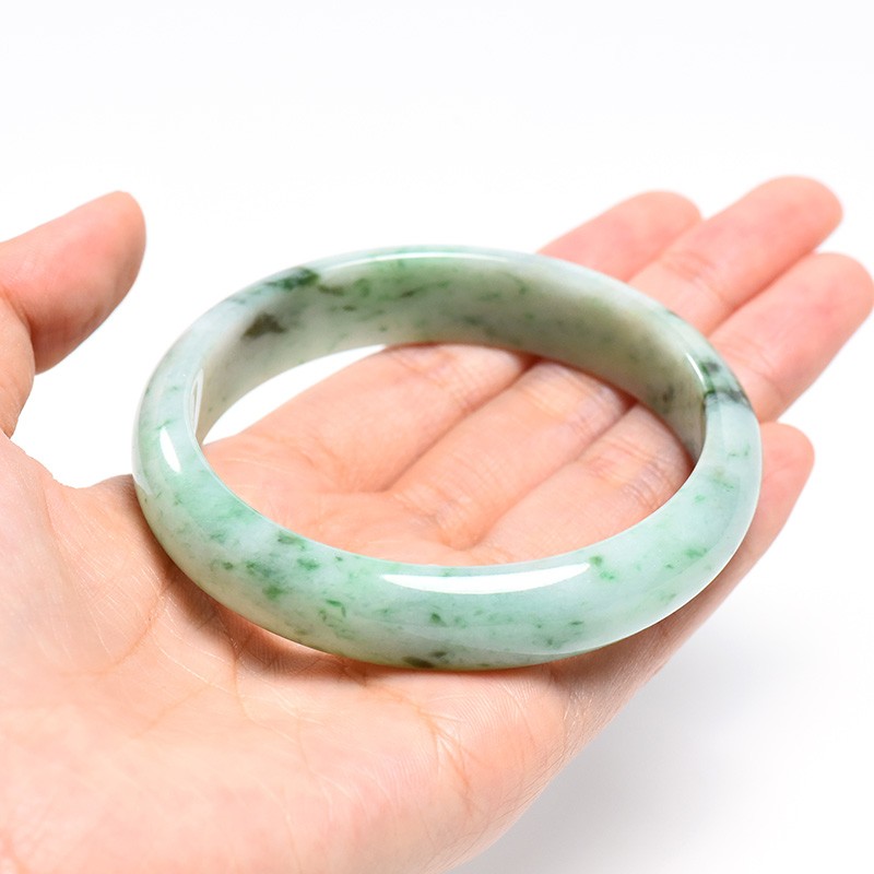 凤禧珠 飘花翡翠手镯