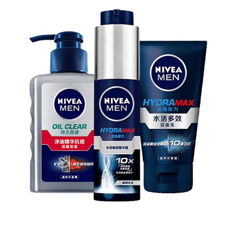 妮维雅 控油补水抗痘洁面套装