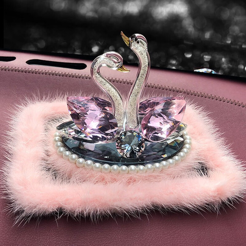 奔域 水晶天鹅 汽车香水座