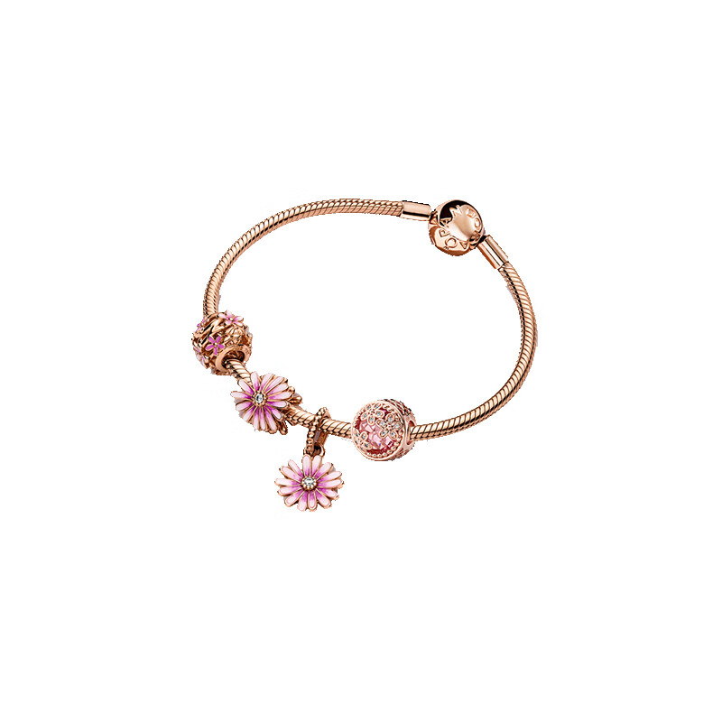 潘多拉 烂漫花朵手链