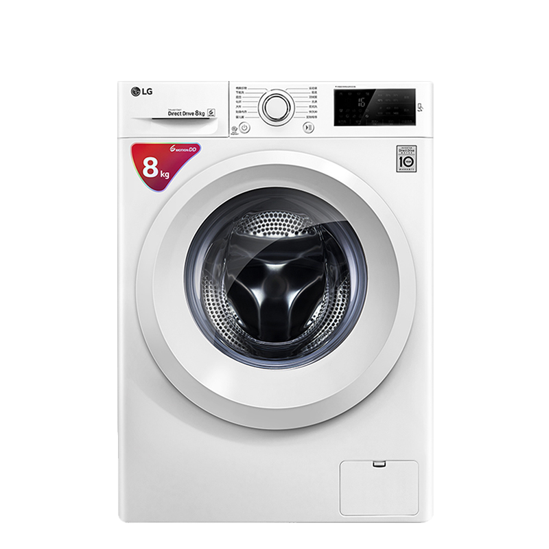 LG 智能手洗程序滚筒洗衣机