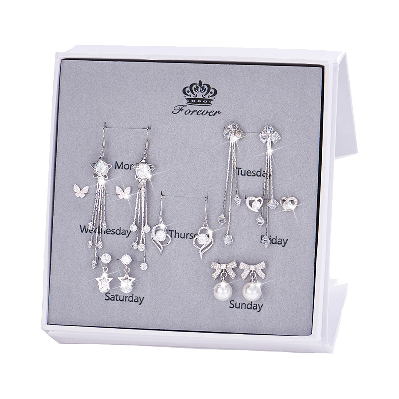 古耐 一周七件耳饰