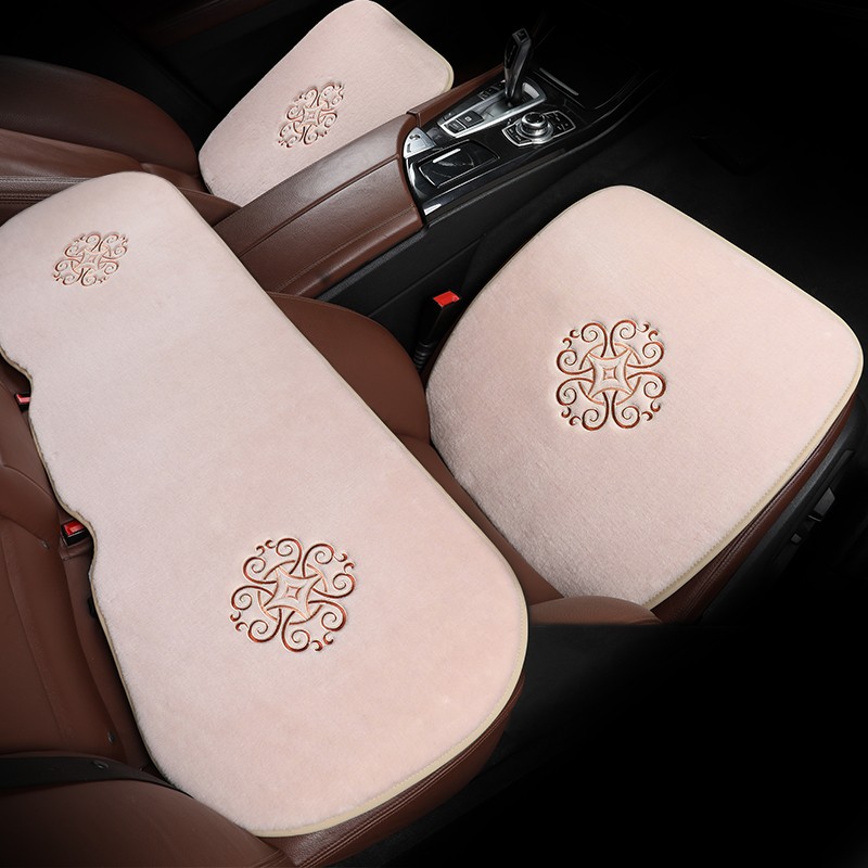 恒源祥 羊毛刺绣 汽车座垫