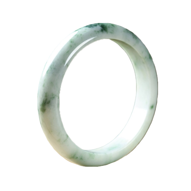 印象眸 宽条翡翠 手镯