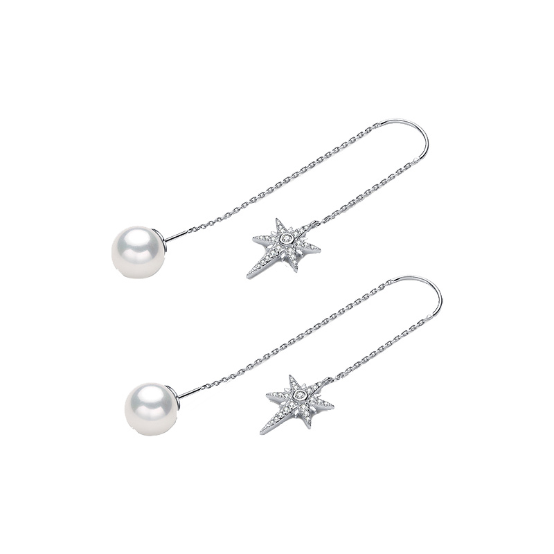 AFFINER 珍珠流苏耳饰