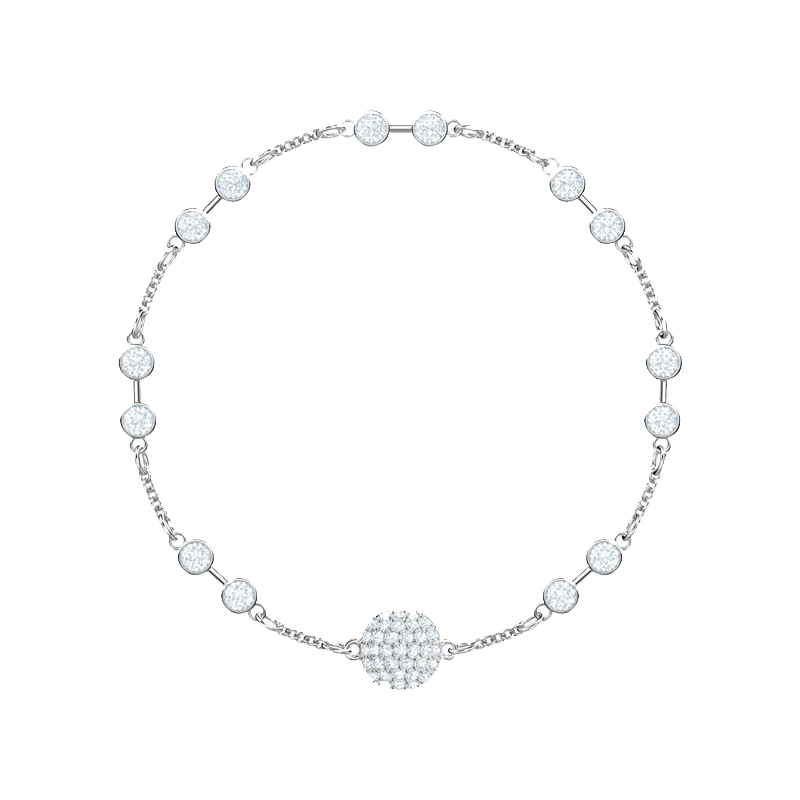 施华洛世奇 镀白金色 手链