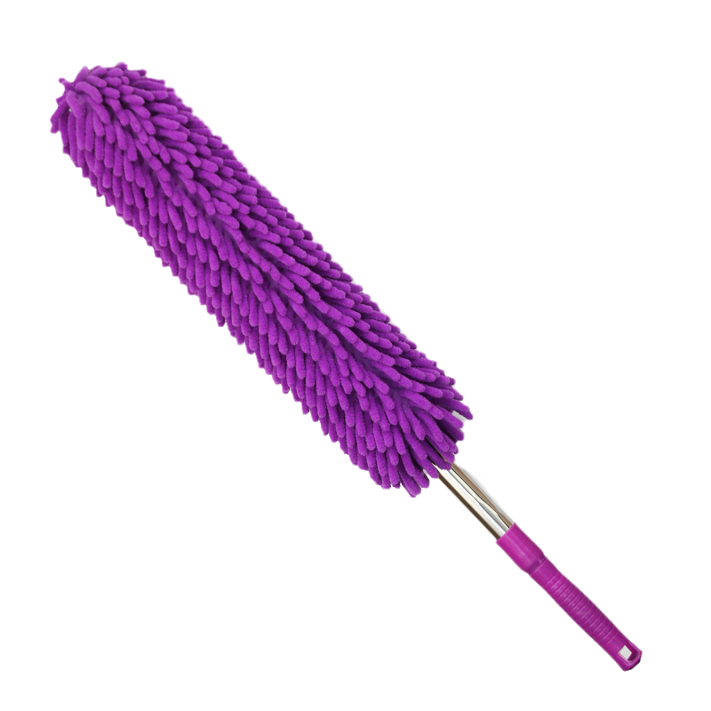 天气不错 可伸缩紫色车用掸子