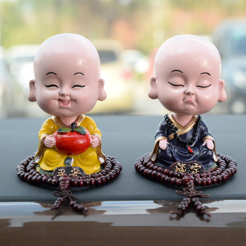 奕红扬 卡通创意 汽车摆件