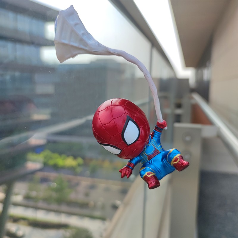 漫威 蜘蛛侠手办摇头摆件
