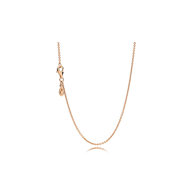 潘多拉 玫瑰金色 项链