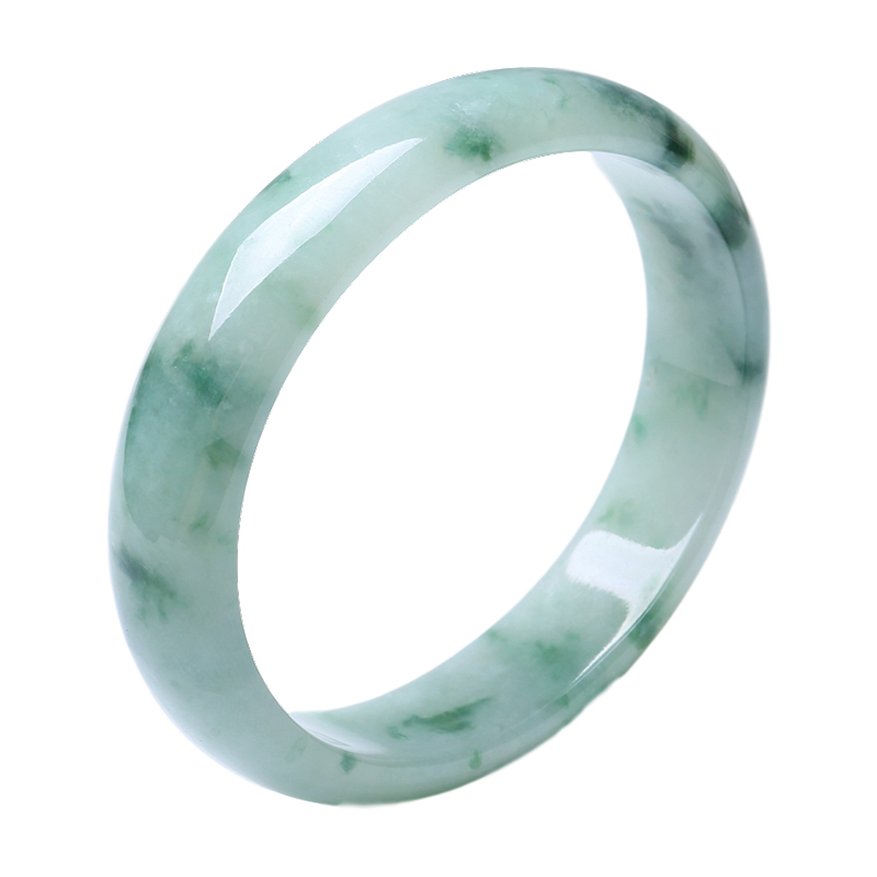 印象眸 翡翠飘花玉手镯