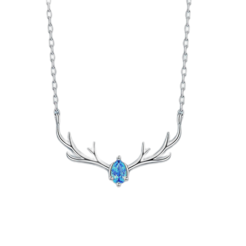 卡蒂罗 一鹿路有你鹿角项链