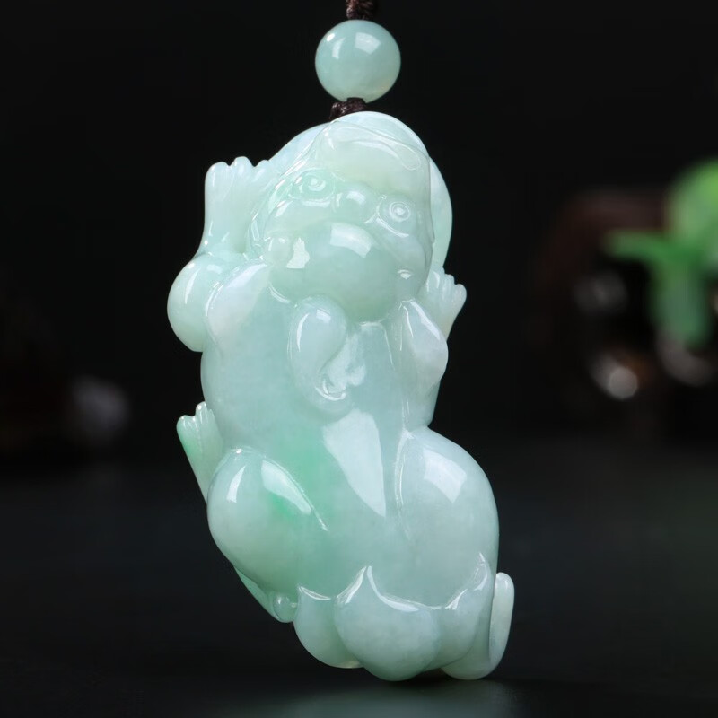 凤禧 貔貅翡翠吊坠