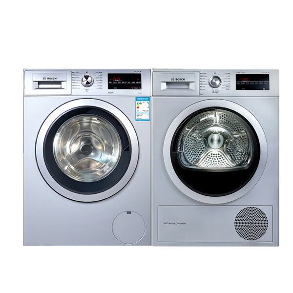 博世大容量滚筒洗烘套装