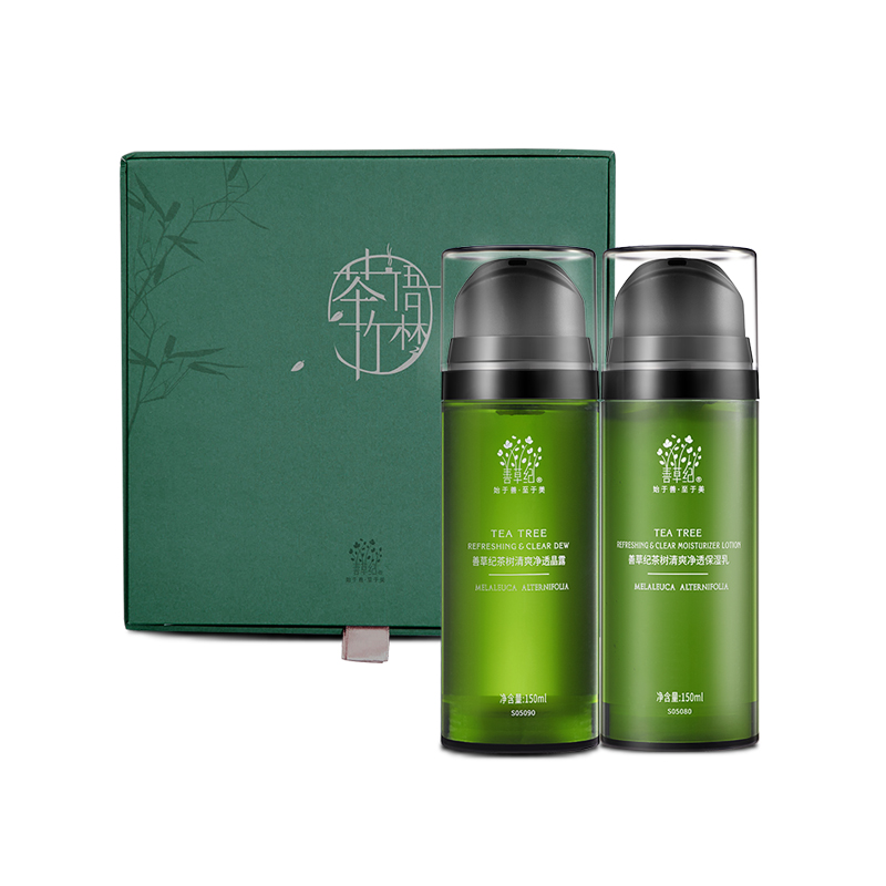 善草纪茶语竹梦茶树控油礼盒